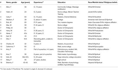 Complementary and Alternative Medicine Provider Knowledge Discourse on Holistic Health